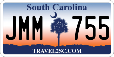 SC license plate JMM755
