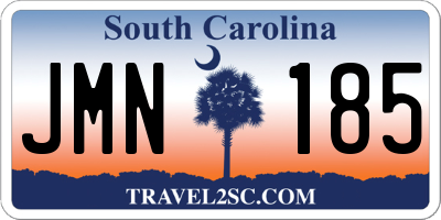 SC license plate JMN185