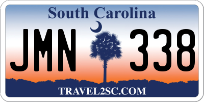 SC license plate JMN338