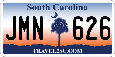 SC license plate JMN626