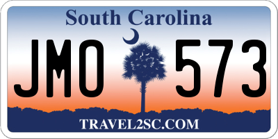 SC license plate JMO573