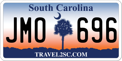 SC license plate JMO696