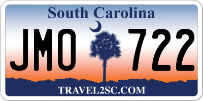 SC license plate JMO722