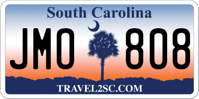 SC license plate JMO808