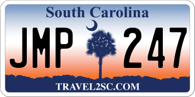 SC license plate JMP247