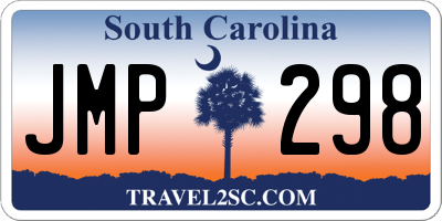 SC license plate JMP298