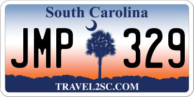 SC license plate JMP329