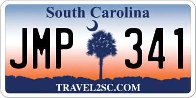 SC license plate JMP341