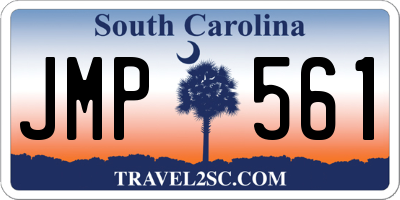 SC license plate JMP561