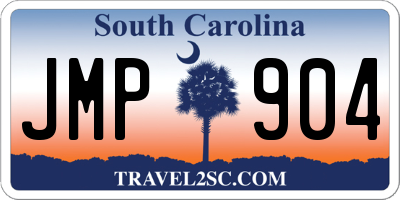 SC license plate JMP904