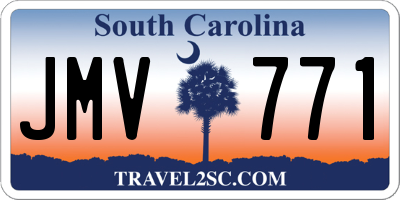SC license plate JMV771