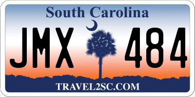 SC license plate JMX484