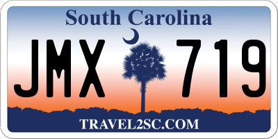 SC license plate JMX719
