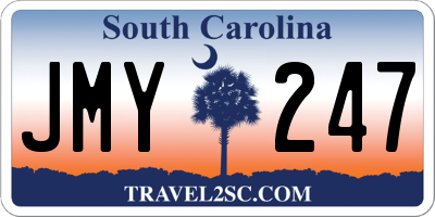SC license plate JMY247