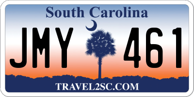 SC license plate JMY461