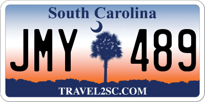 SC license plate JMY489