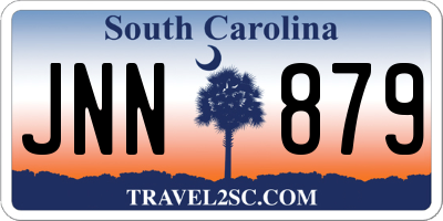 SC license plate JNN879