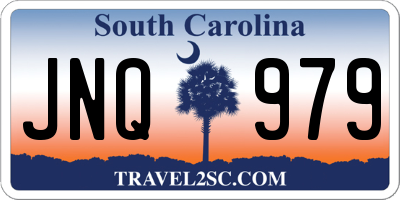 SC license plate JNQ979