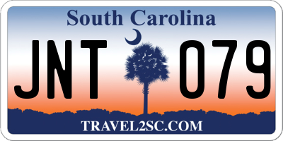 SC license plate JNT079