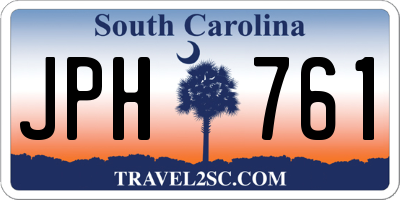 SC license plate JPH761