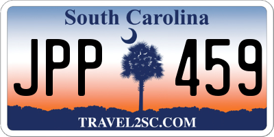 SC license plate JPP459