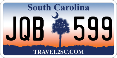 SC license plate JQB599