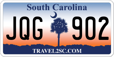 SC license plate JQG902
