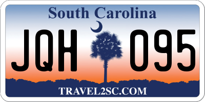 SC license plate JQH095