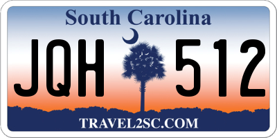 SC license plate JQH512