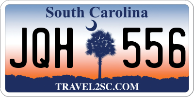 SC license plate JQH556