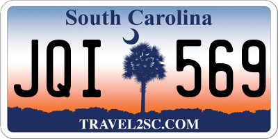 SC license plate JQI569