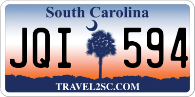 SC license plate JQI594