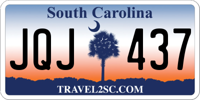 SC license plate JQJ437
