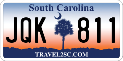 SC license plate JQK811