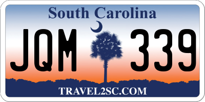 SC license plate JQM339