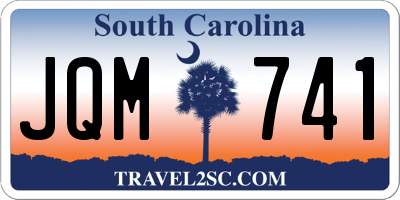 SC license plate JQM741