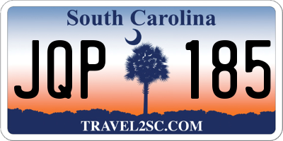 SC license plate JQP185