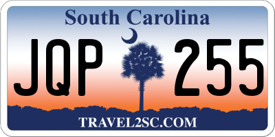 SC license plate JQP255