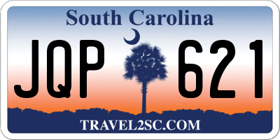 SC license plate JQP621