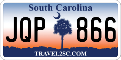 SC license plate JQP866