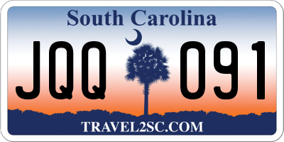 SC license plate JQQ091
