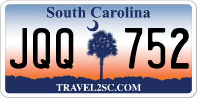 SC license plate JQQ752