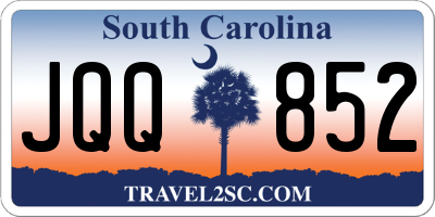 SC license plate JQQ852