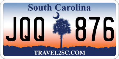 SC license plate JQQ876