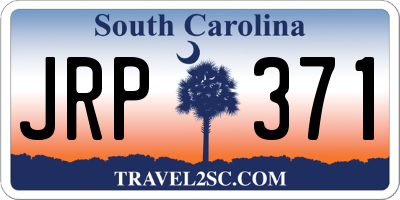 SC license plate JRP371