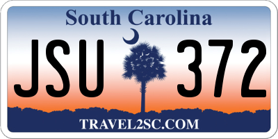 SC license plate JSU372