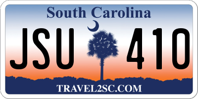 SC license plate JSU410