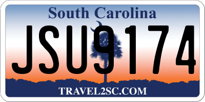 SC license plate JSU9174