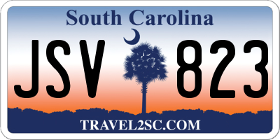 SC license plate JSV823