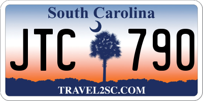 SC license plate JTC790